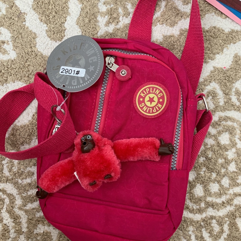 Pink Kipling Crossbody bag
